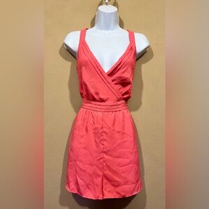 Arden B Salmon Short Romper